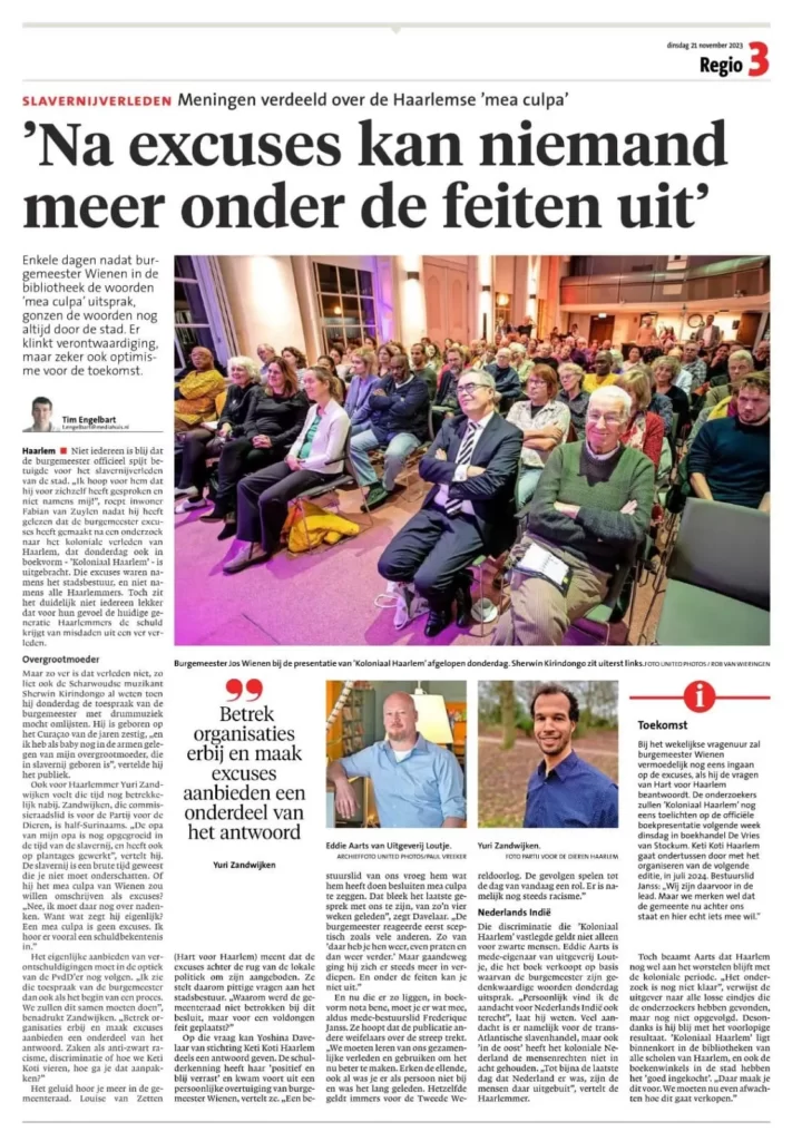 Haarlems Dagblad [21 november 2023]
